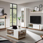 Ein Stylisches Wohnzimmer Mit Celle-61 Möbeln – Hochglanz Und in Stylische Wohnzimmer